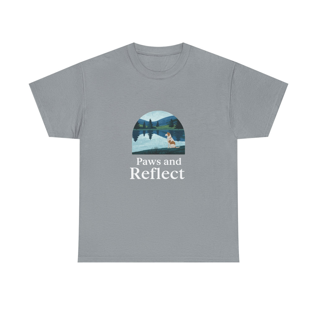 Contemplate life with our Paws and Reflect T-Shirts