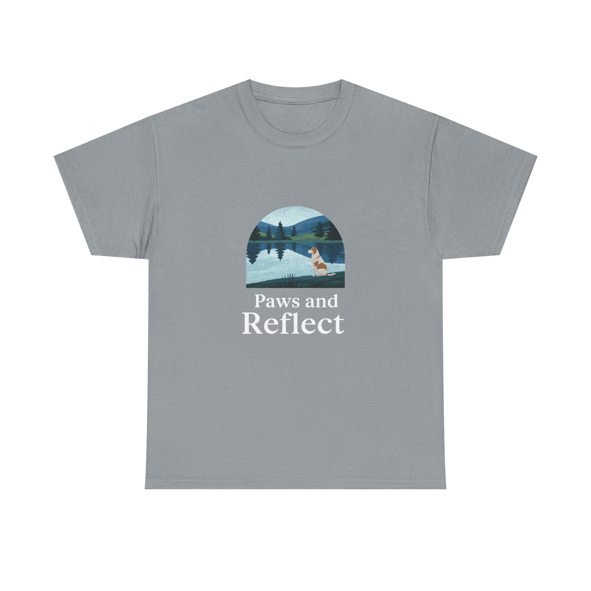Contemplate life with our Paws and Reflect T-Shirts