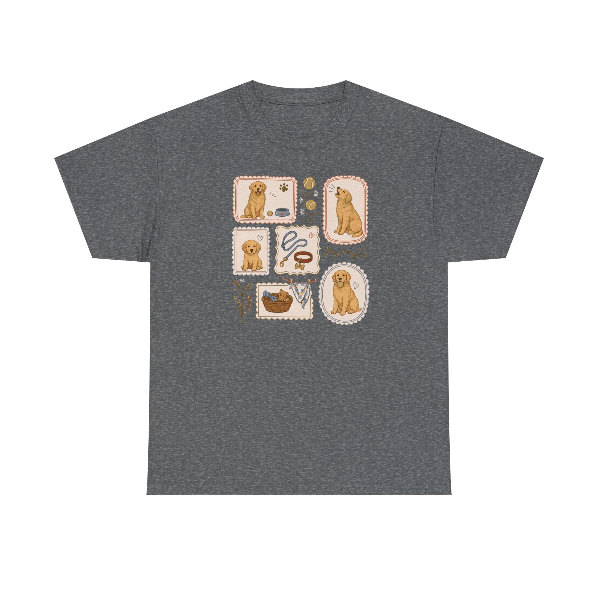 Cozy Golden Retriever Vignettes T-Shirt