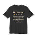 Doberman One-Star Review Tee