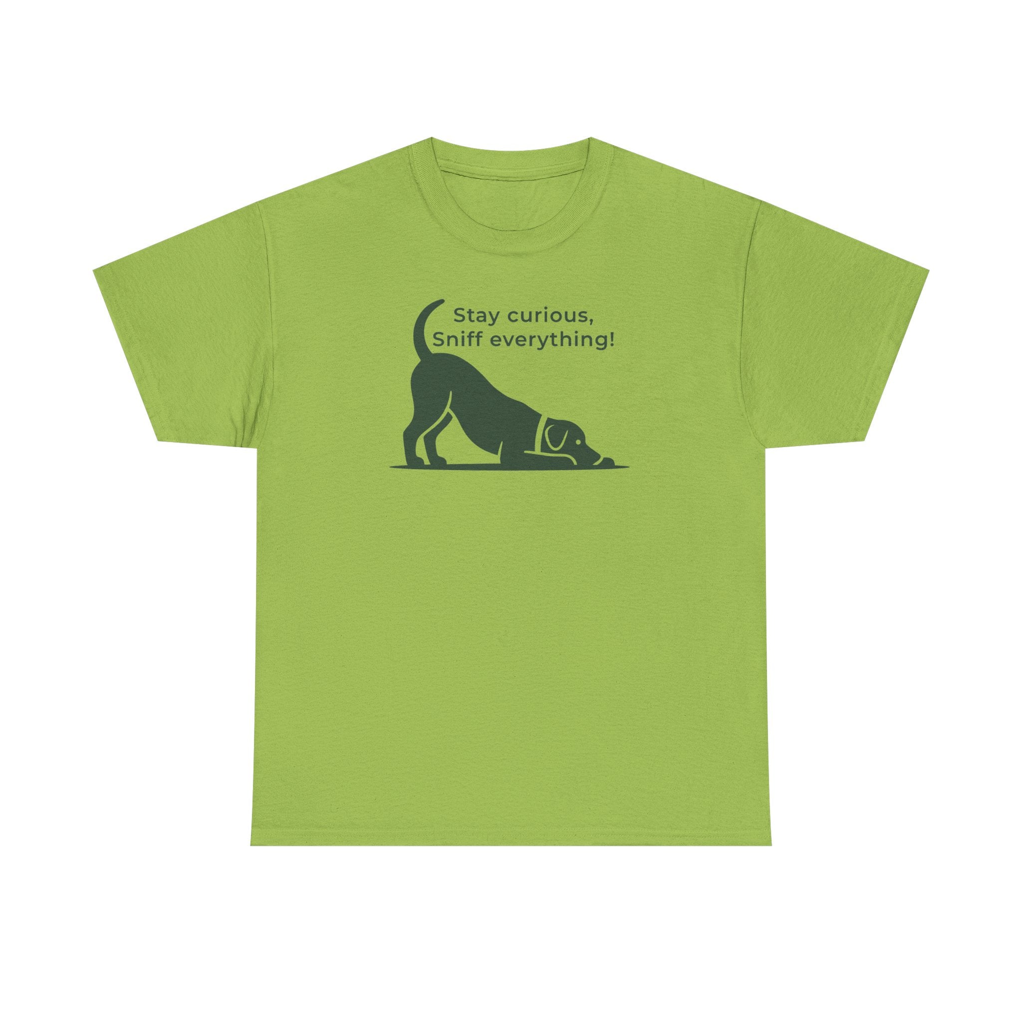 Stay Curious Dog Play Bow Graphic T-Shirt