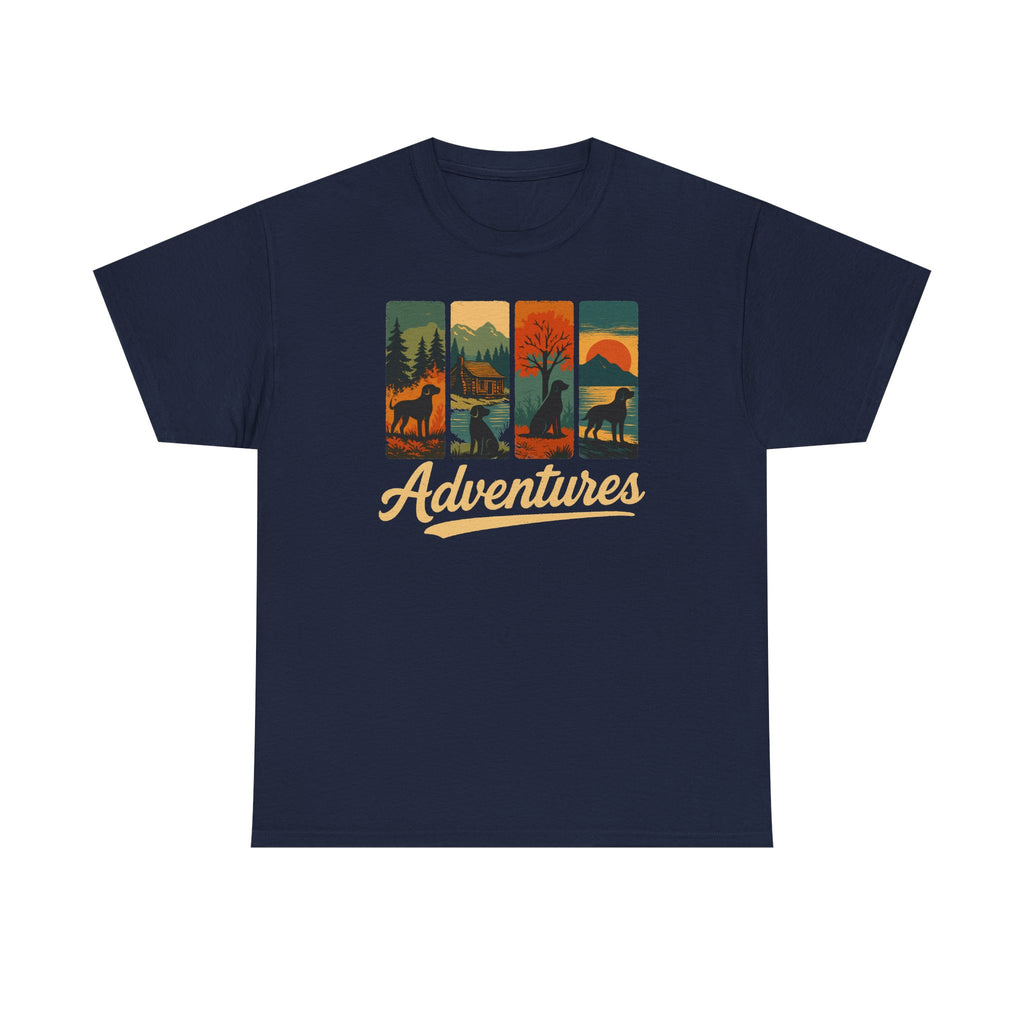 Adventurous Black Labrador in Nature t-shirt, view 5