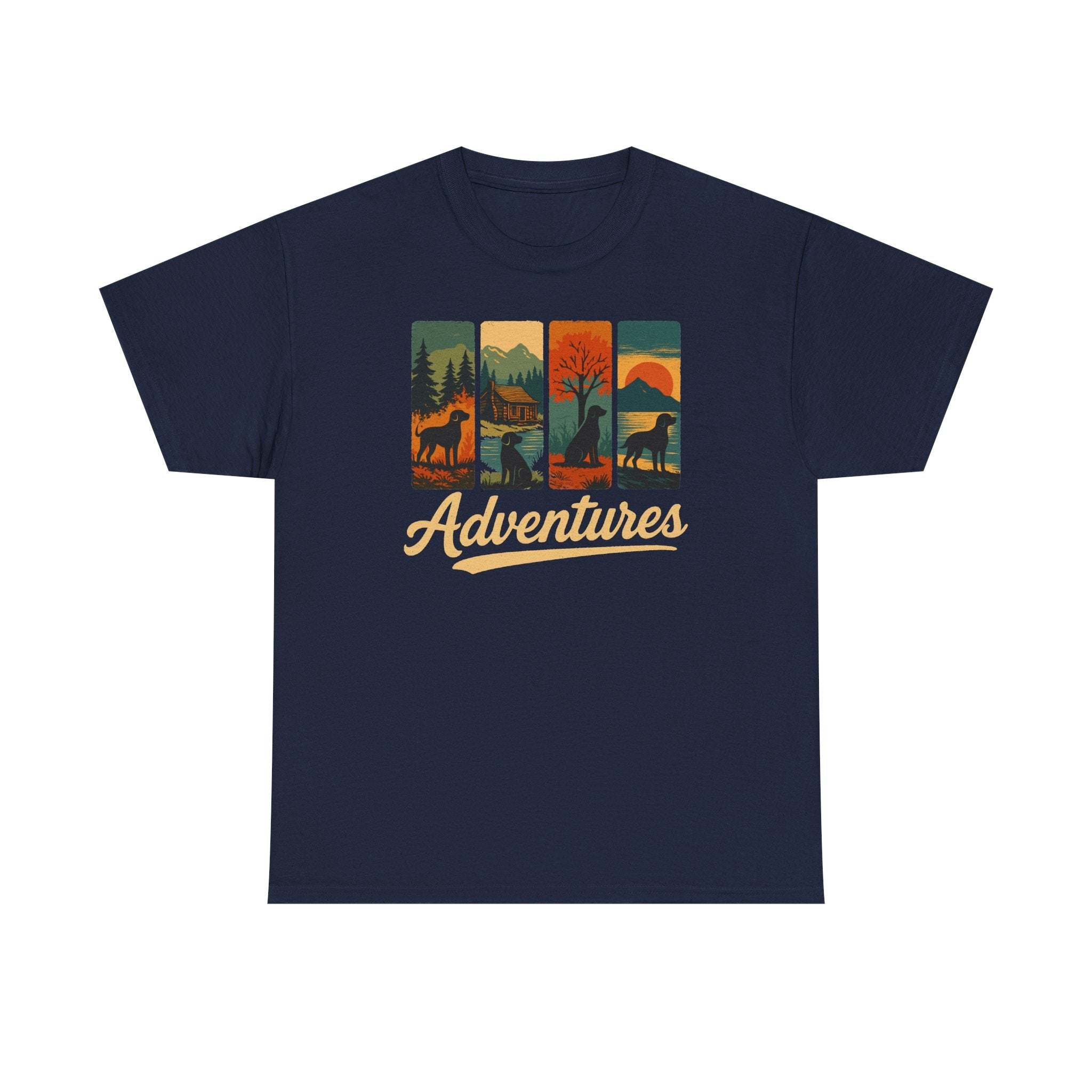 Adventurous Black Labrador in Nature t-shirt, view 5