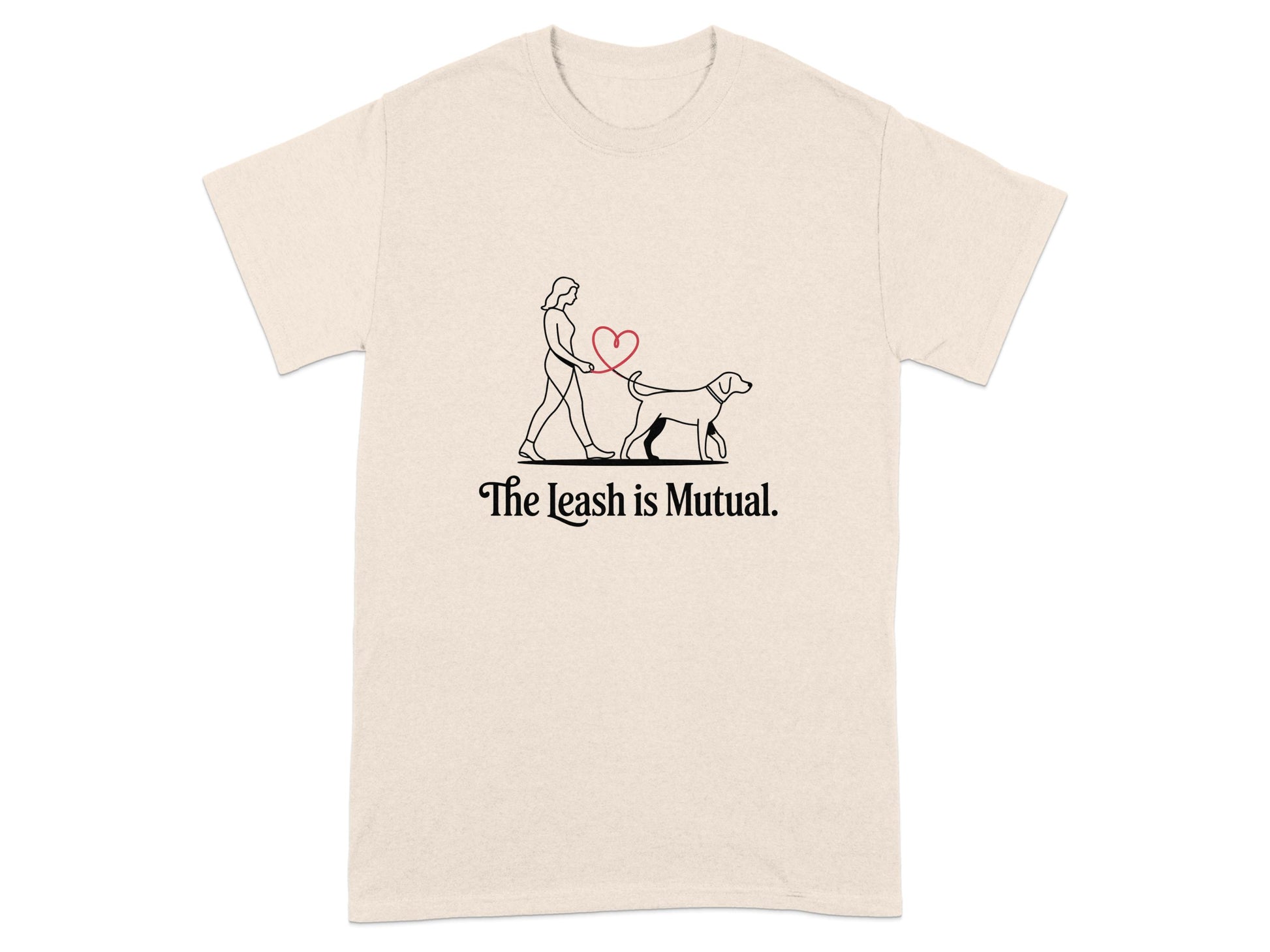 The Leash is Mutual Graphic Design T-shirt product type