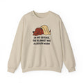 Dachshund Blanket Was Already Warm Sweatshirt in Sand