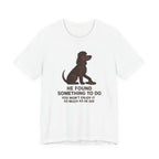 Irish Water Spaniel He Found Something To Do Tee