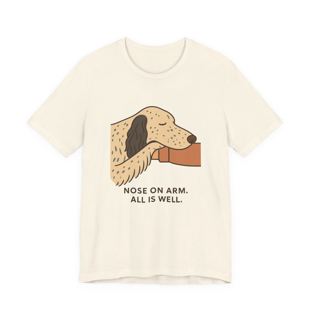 English Setter Nose on Arm Tee
