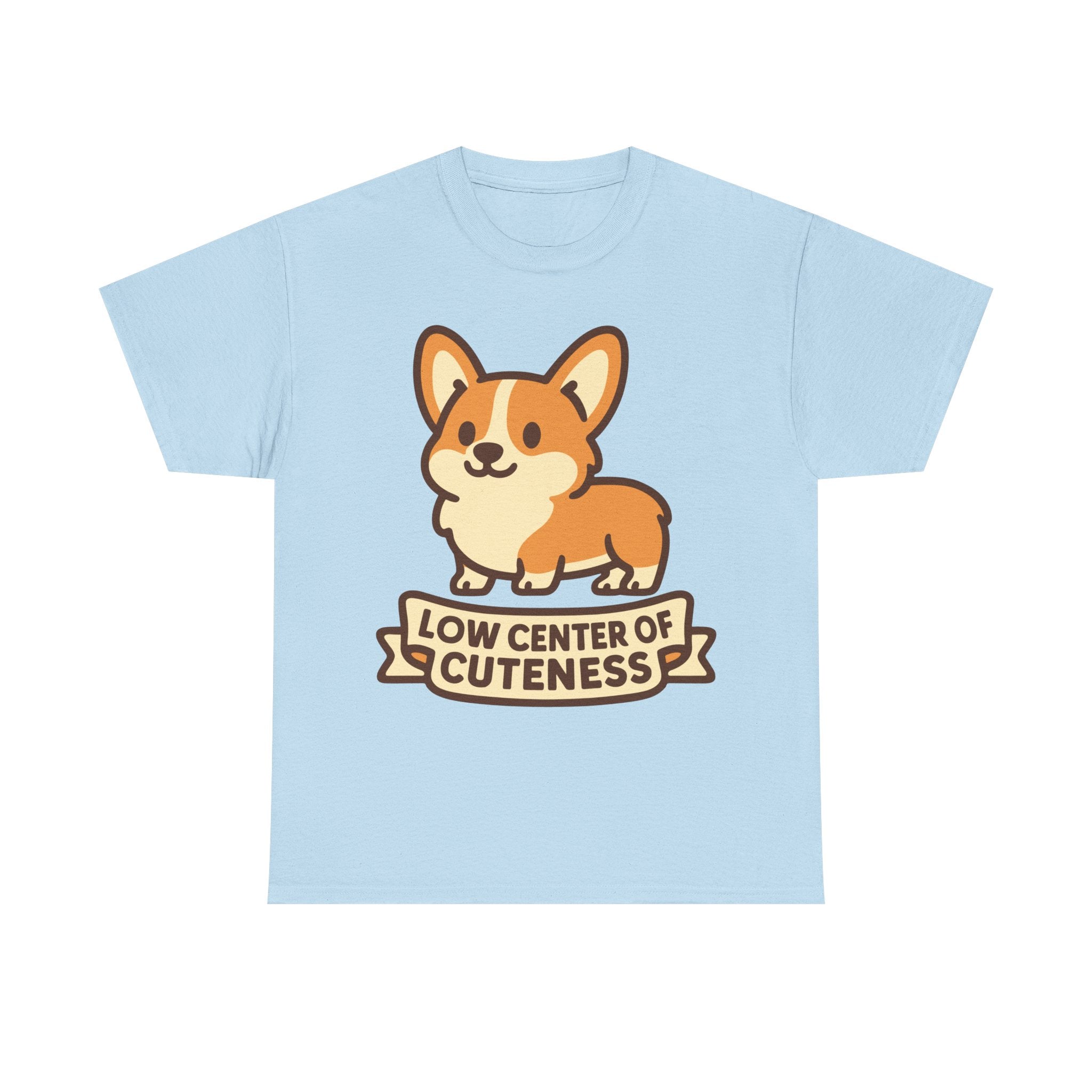 "Low Center of Cuteness" Corgi T-shirt