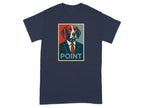 Point Graphic Dog Design Illustration Shirt