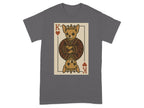 King of Hearts playing card with dogs wearing crowns and ornate robes.