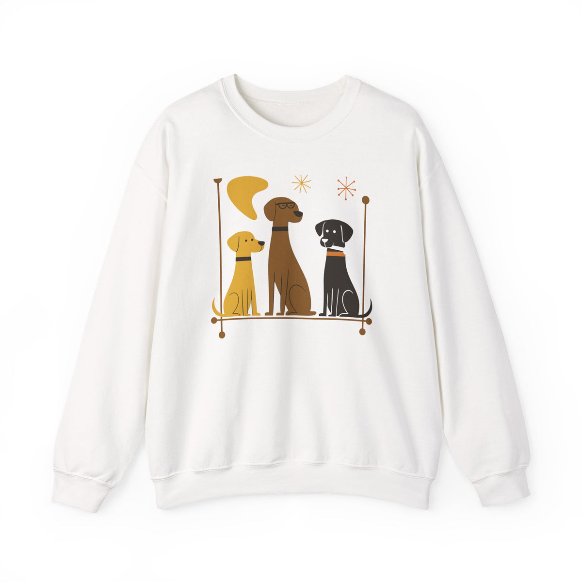 Retro Mid-Century Mod Labs sweatshirt