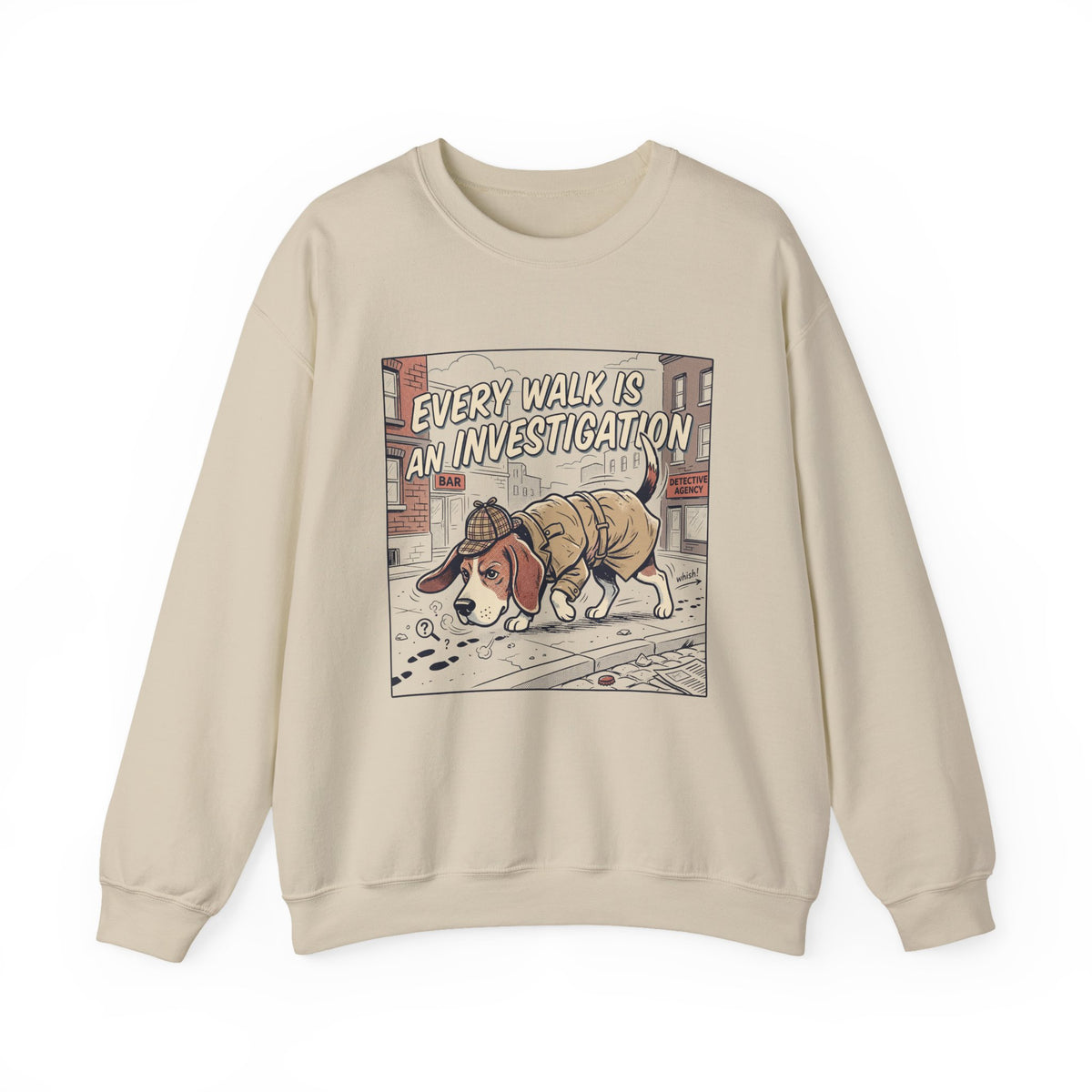 Every Walk is an Investigation Beagle Cartoon Sweatshirt
