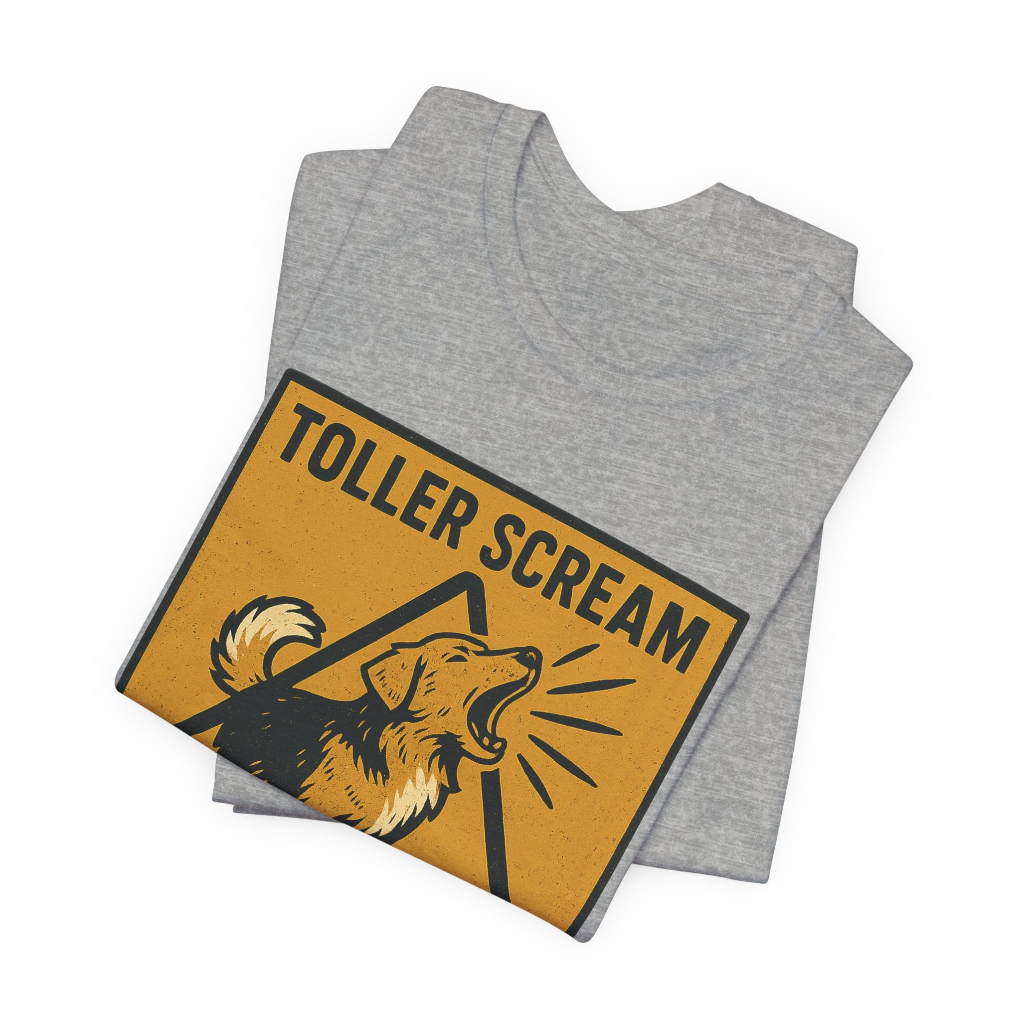 Nova Scotia Duck Tolling Retriever Scream Warning Tee
