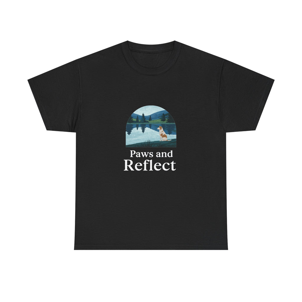 Contemplate life with our Paws and Reflect T-Shirts