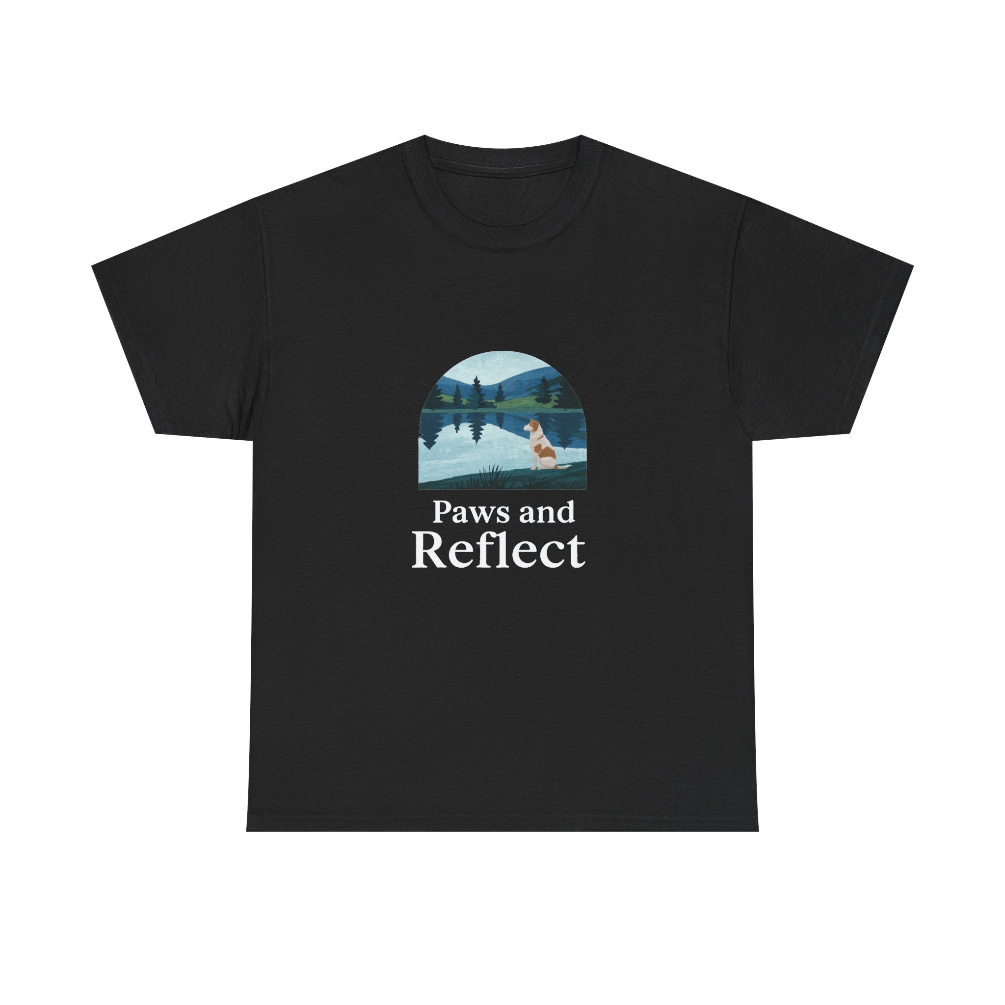 Contemplate life with our Paws and Reflect T-Shirts