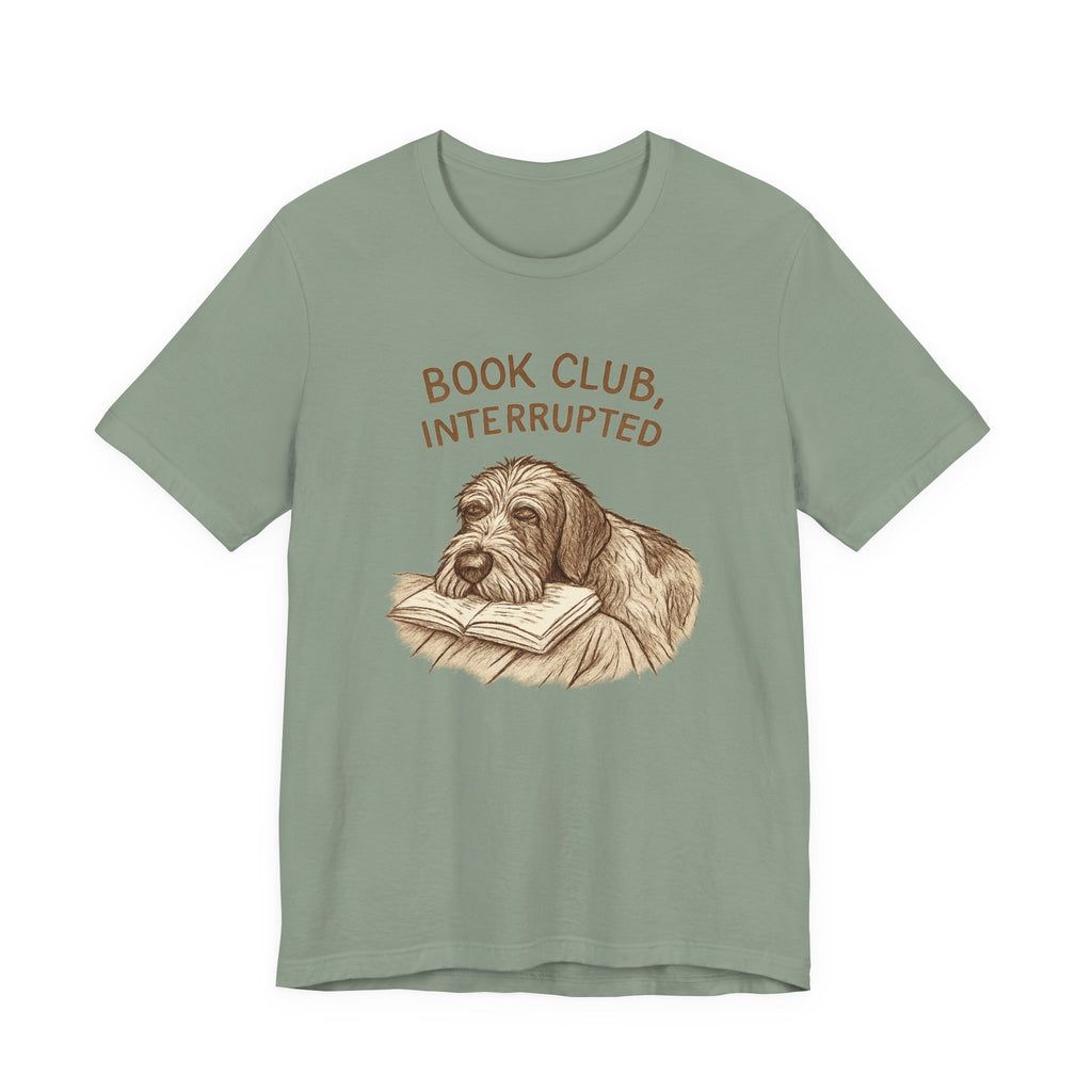 Wirehaired Pointing Griffon Book Club Interrupted Tee