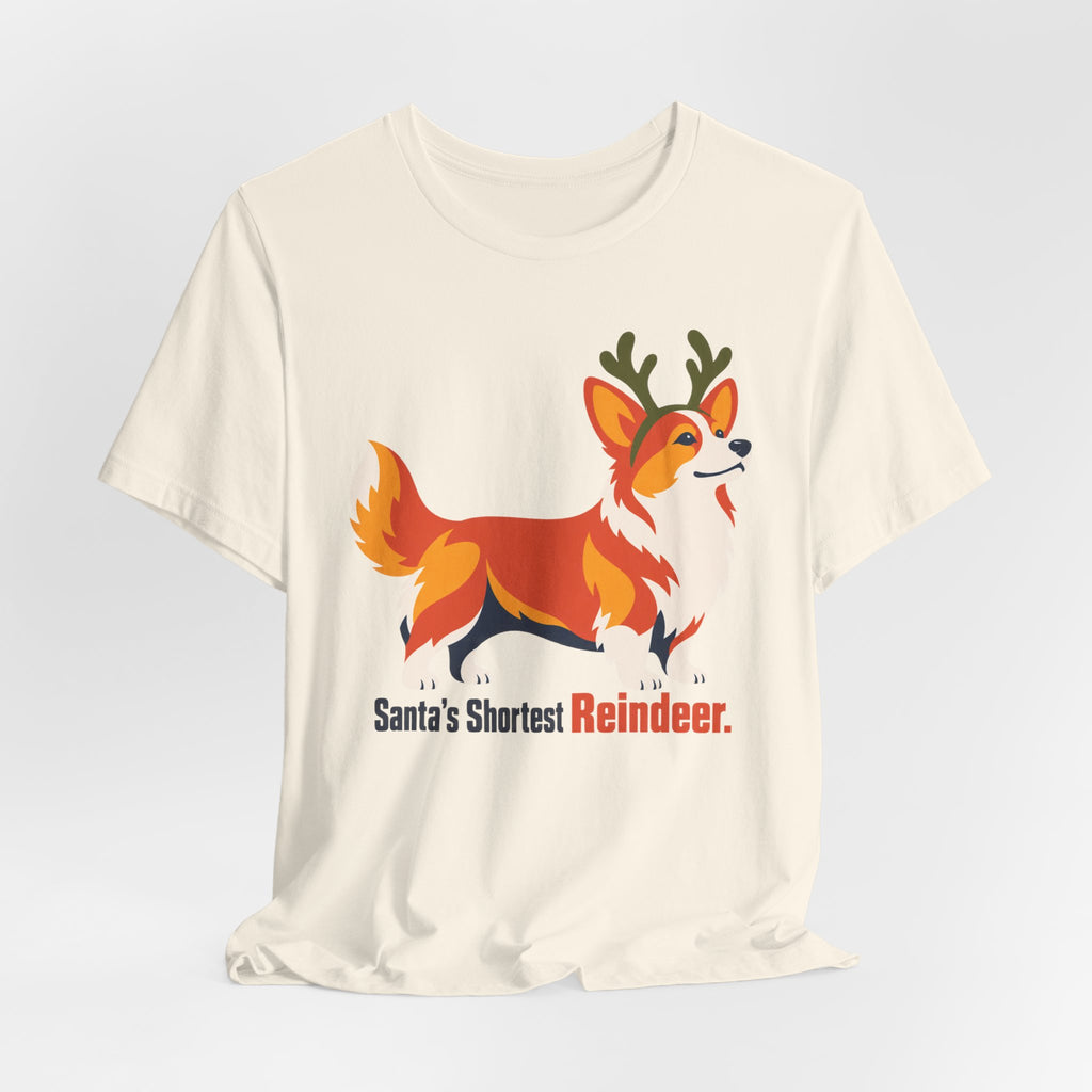 Santas Shortest Reindeer Corgi T-Shirt