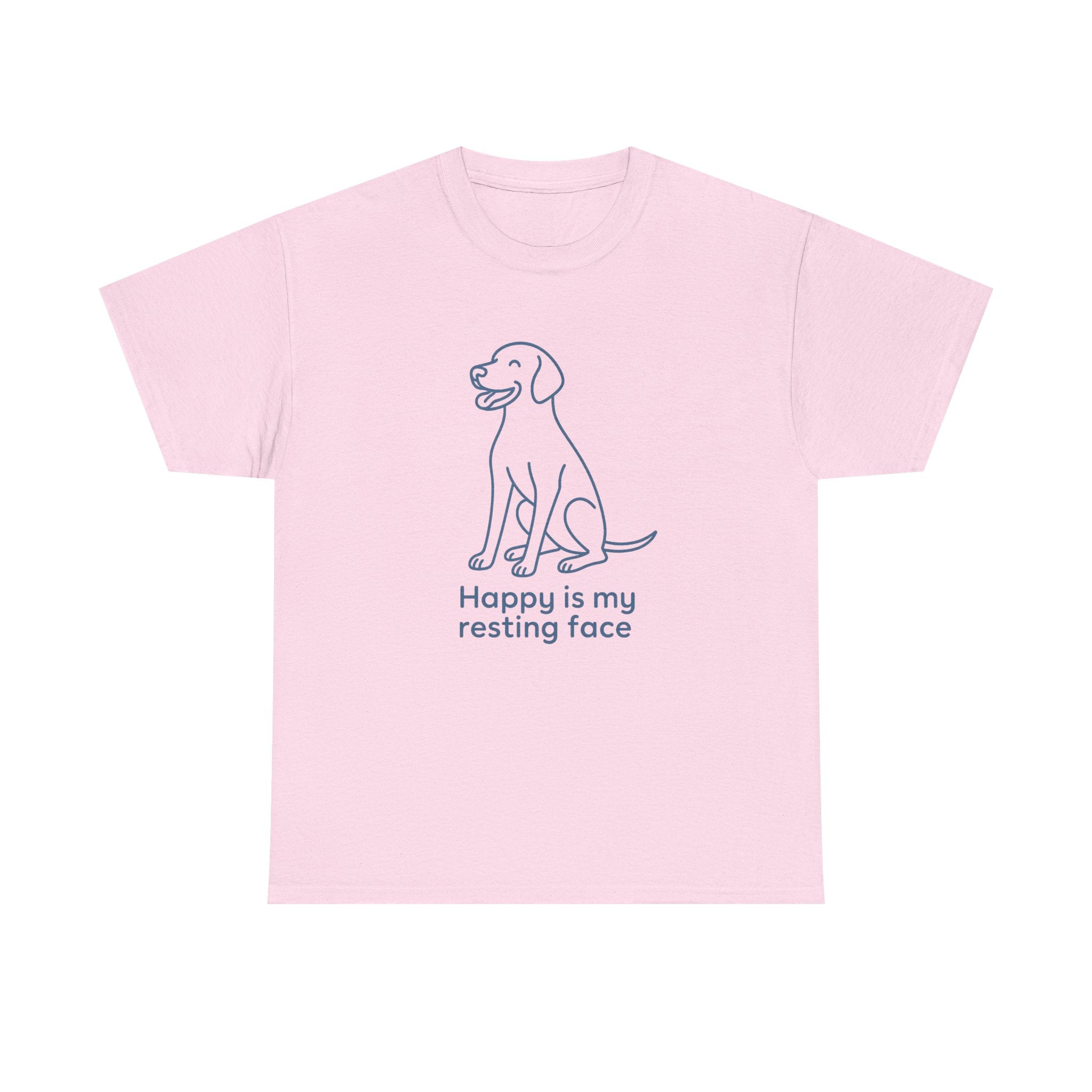 Happy Is My Resting Face - Funny Vizsla Tee