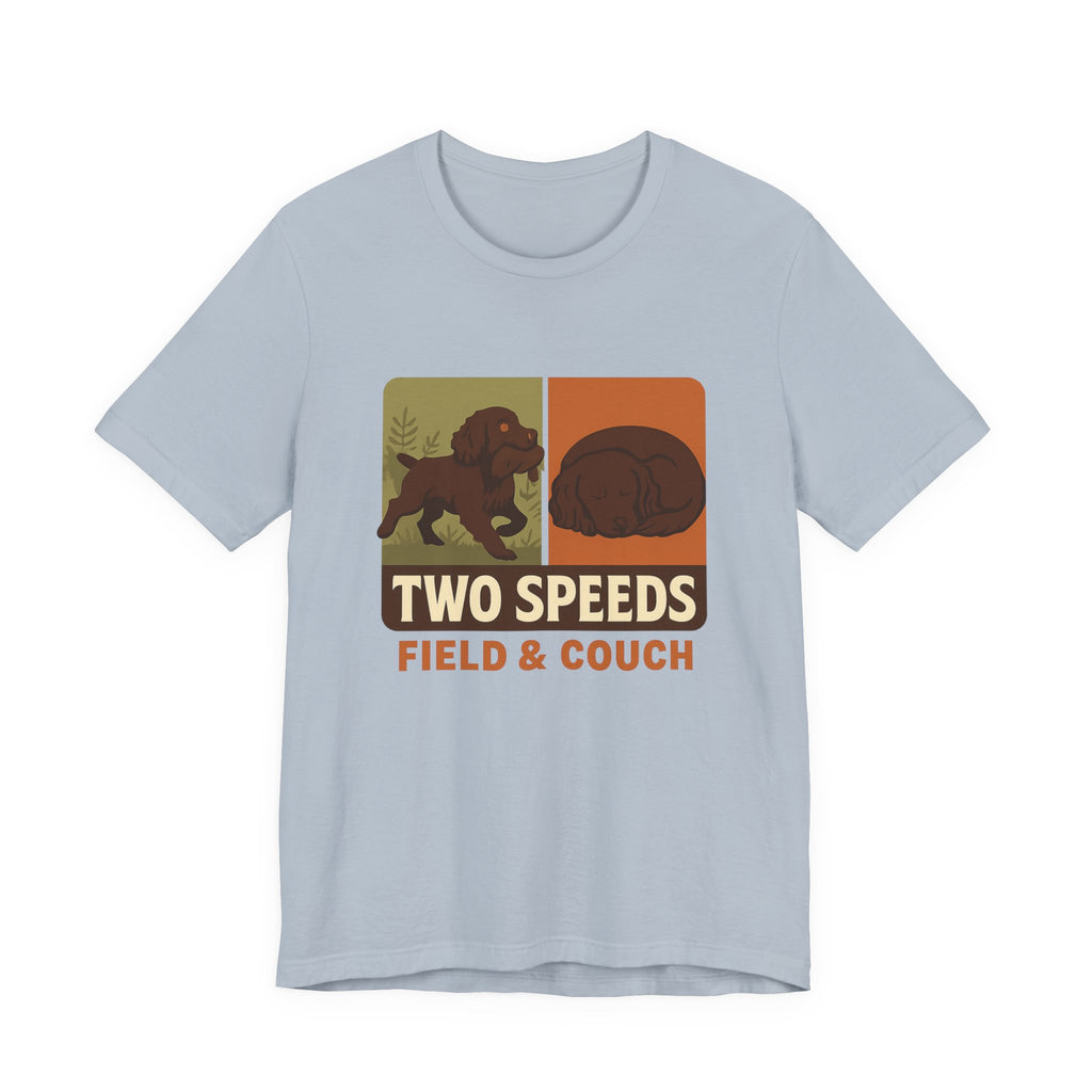 Boykin Spaniel Two Speeds Field and Couch Tee