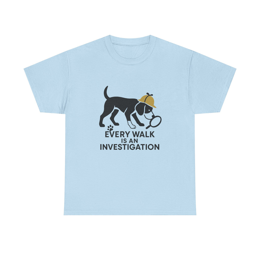 Every Walk Is An Investigation Beagle Artwork T-Shirt
