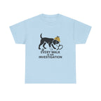 Every Walk Is An Investigation Beagle Artwork T-Shirt
