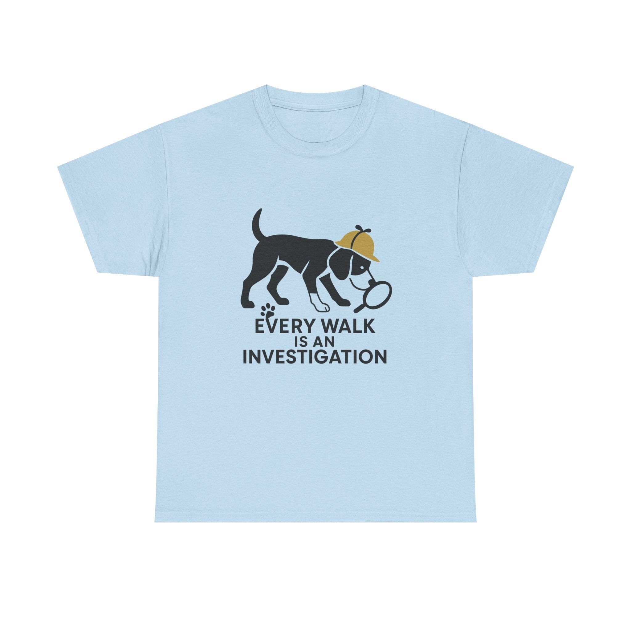 Every Walk Is An Investigation Beagle Artwork T-Shirt