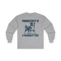 Productivity Trait Aussie Long Sleeve Tee in Sport Grey