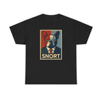 Snort French Bulldog Dog with Suit Design Funny T-Shirt