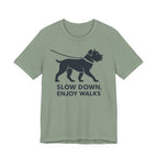 Cane Corso Slow Down Enjoy Walks t-shirt, view 4