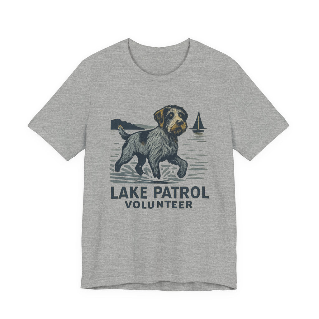Wirehaired Pointing Griffon Lake Patrol Volunteer Tee