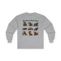 Dachshund Mood Chart Long Sleeve Tee in Sport Grey