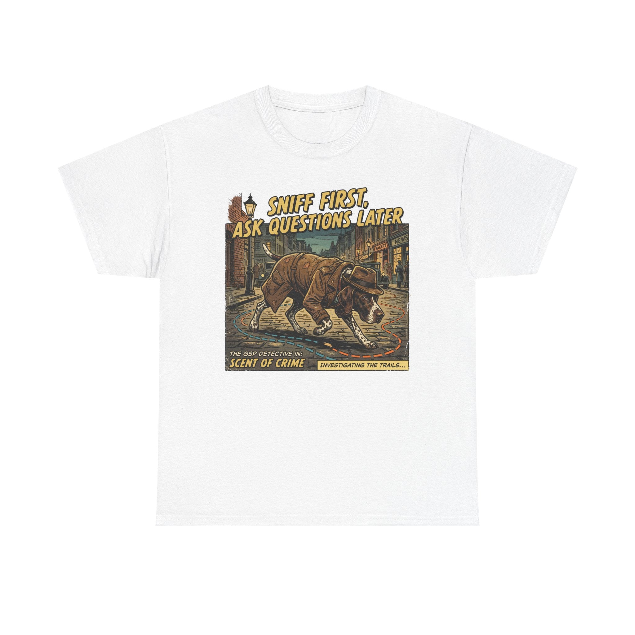 Sniff First GSP Detective Graphic T-Shirt