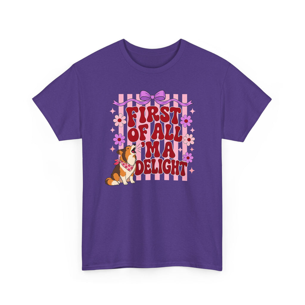 Whimsical ‘I’m A Delight’ Corgi T-Shirt