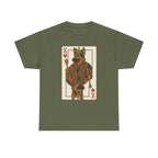 King German Shepherd Playing Card Game Design T-Shirt