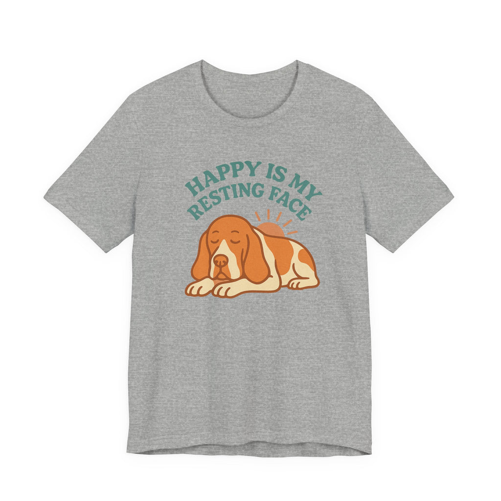 Bracco Italiano Happy Is My Resting Face Tee