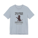 Irish Water Spaniel Trained At All Times Tee