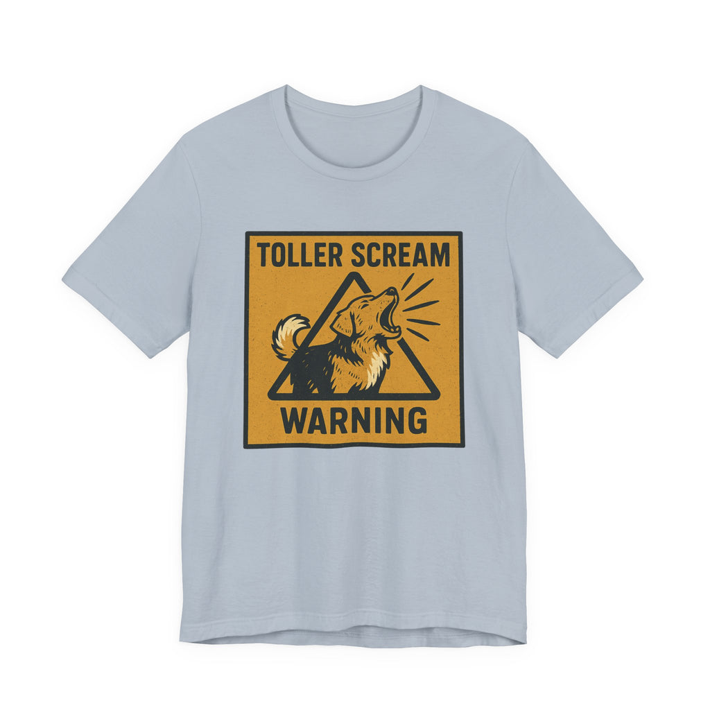 Nova Scotia Duck Tolling Retriever Scream Warning Tee