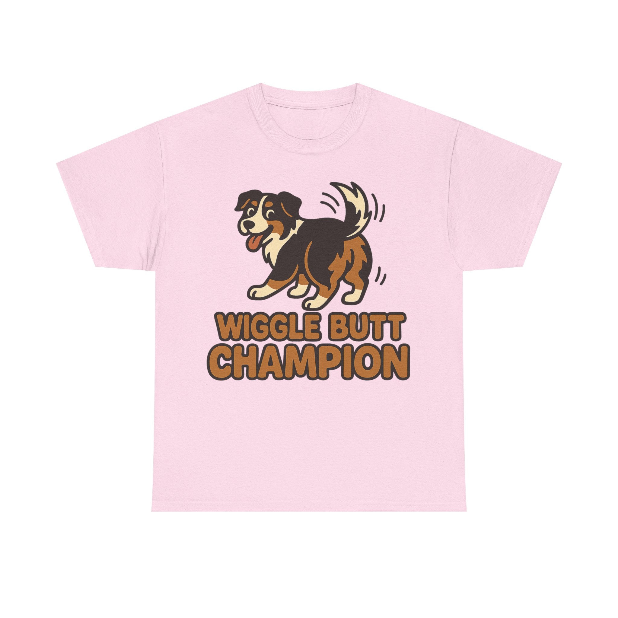 Australian Shepherd "Wiggle Butt Champion" T-shirt