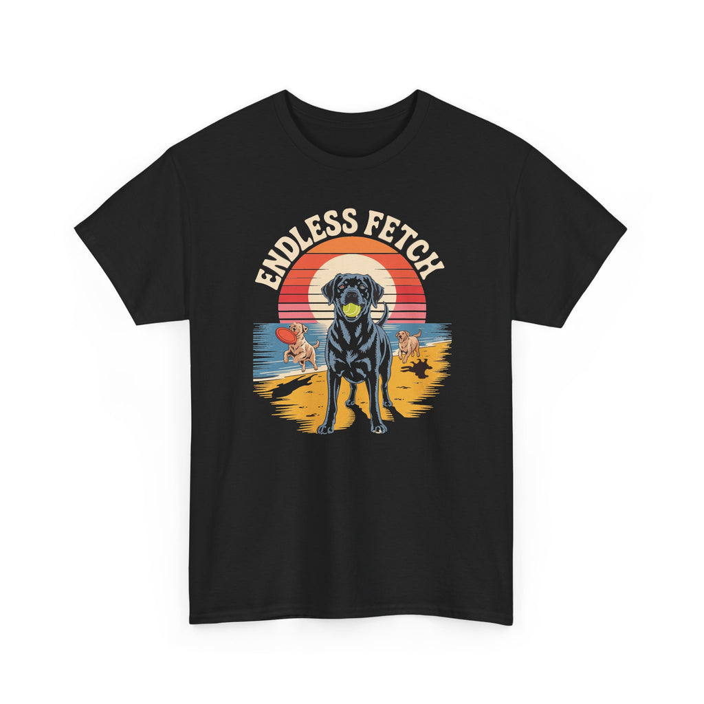 Endless Fetch Dogs Beach Fun Labrador Lover T-Shirt