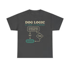 Funny Dog Logic If I Bark It Is Important Flowchart T-Shirt