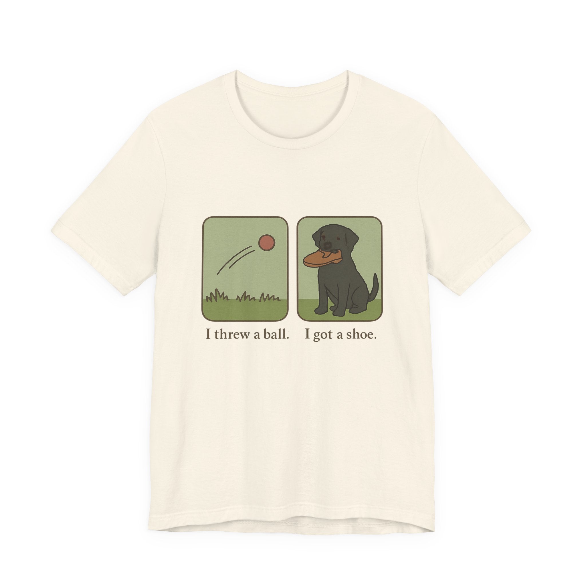 Black Lab I Threw a Ball I Got a Shoe Tee