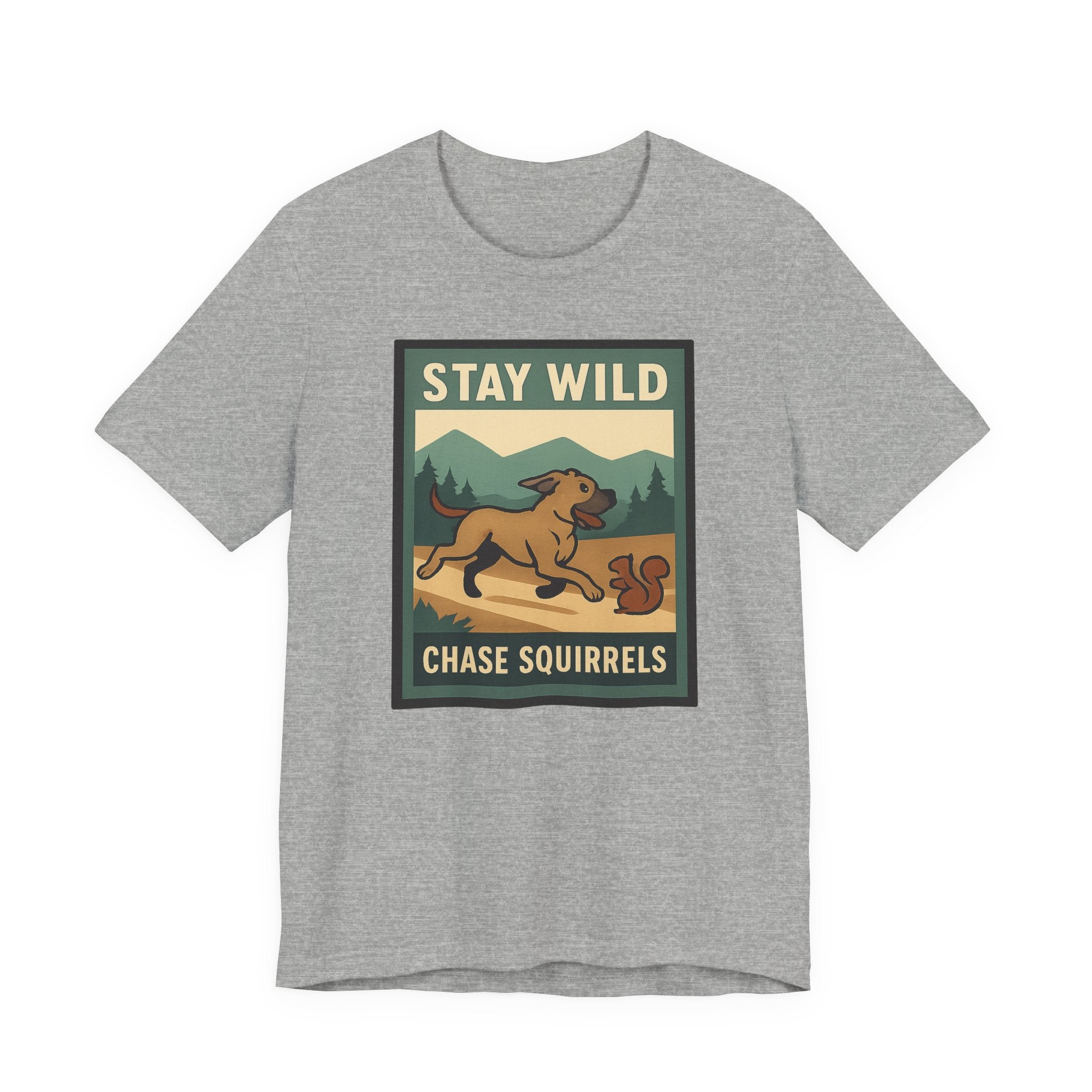 Cane Corso Stay Wild Chase Squirrels t-shirt, view 6