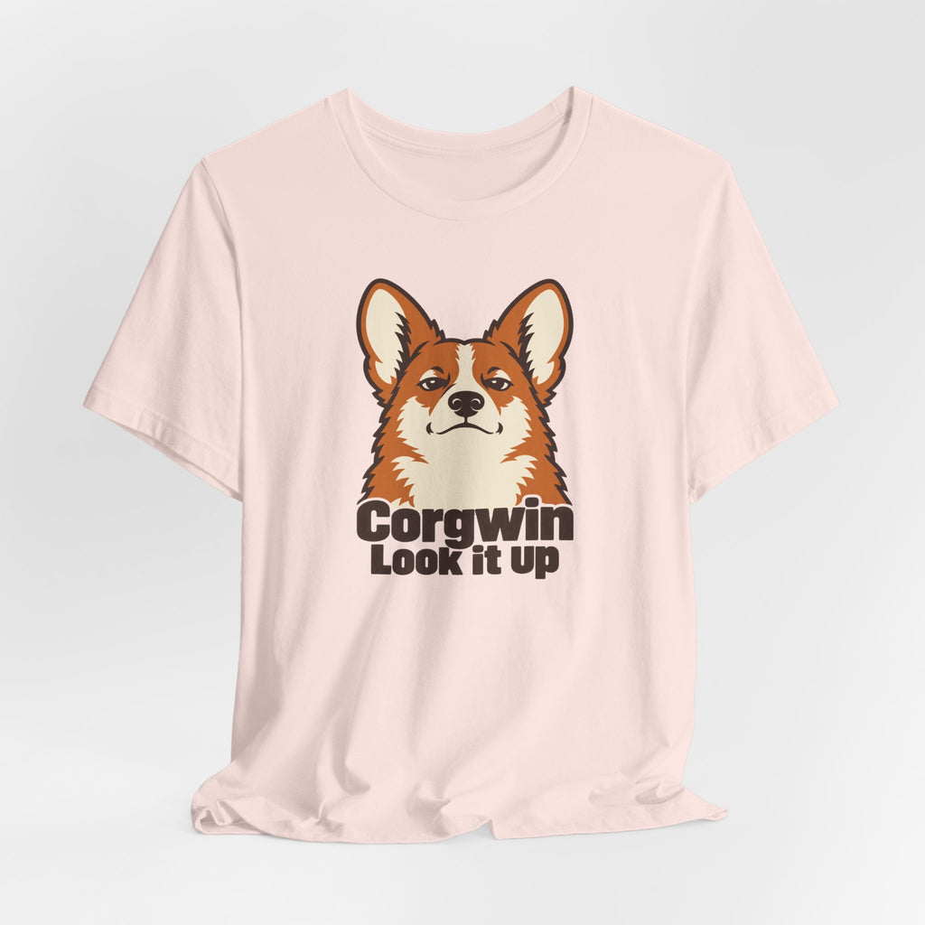 Corgwin Look It Up Corgi T-Shirt