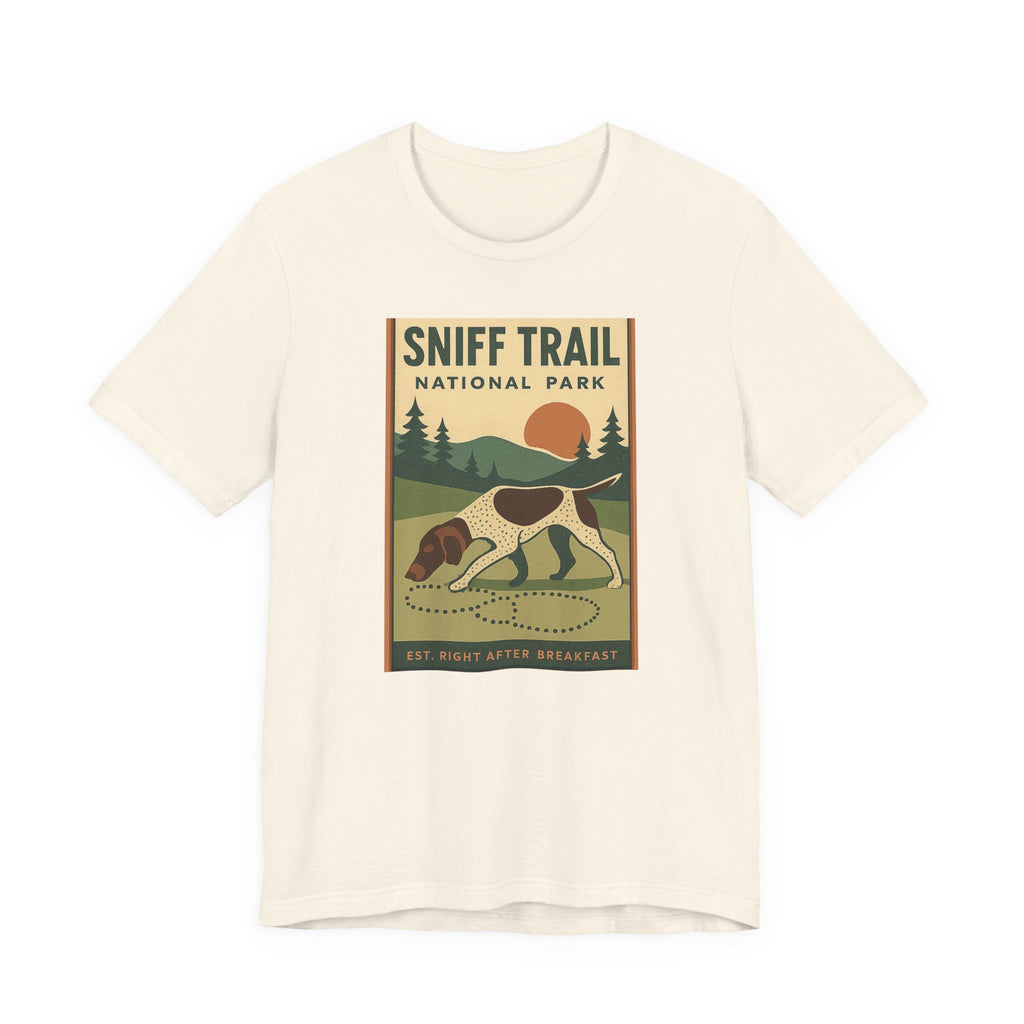 German Shorthaired Pointer Sniff Trail National Park Tee