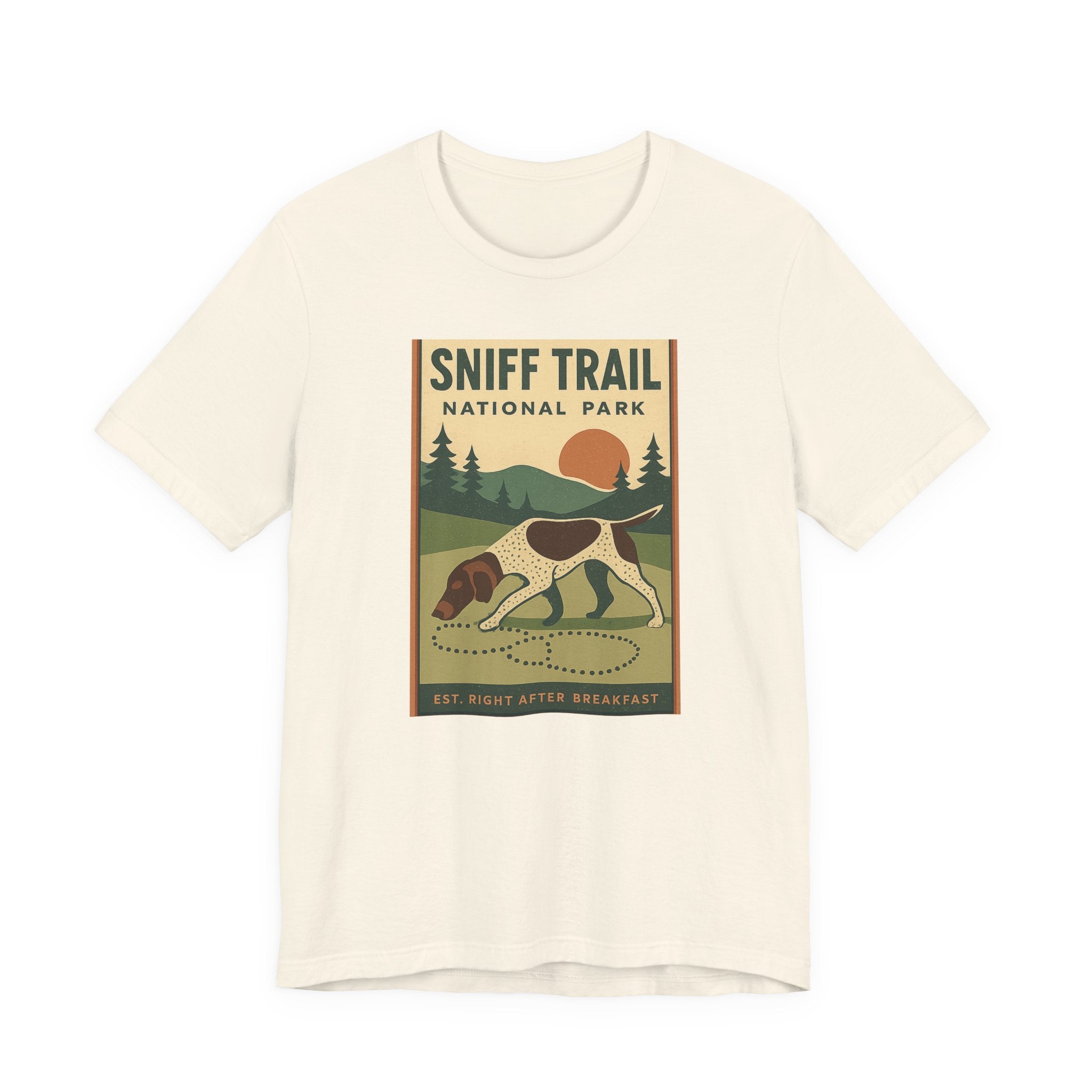 German Shorthaired Pointer Sniff Trail National Park Tee