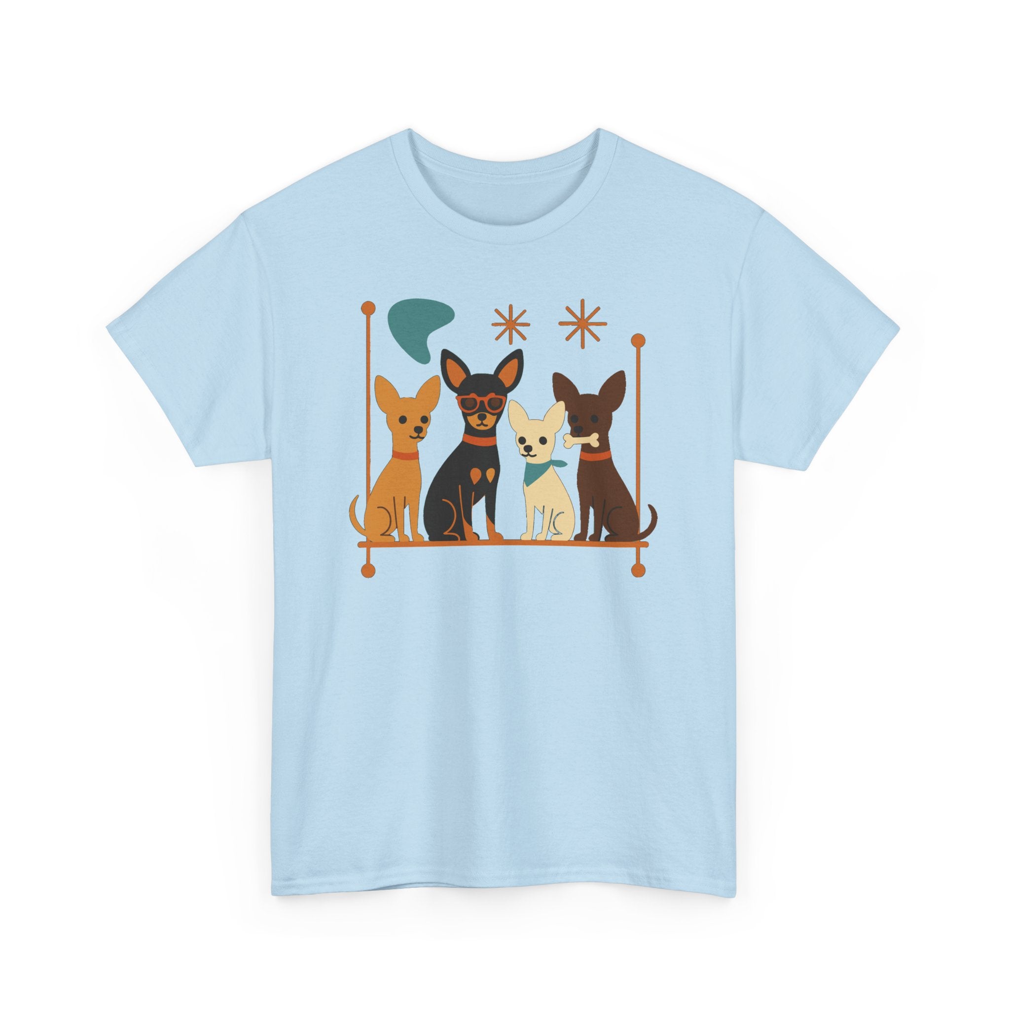 Mid-Century Chihuahua Crew T-Shirt