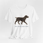 Boykin Spaniel Slow Down Enjoy Walks Tee