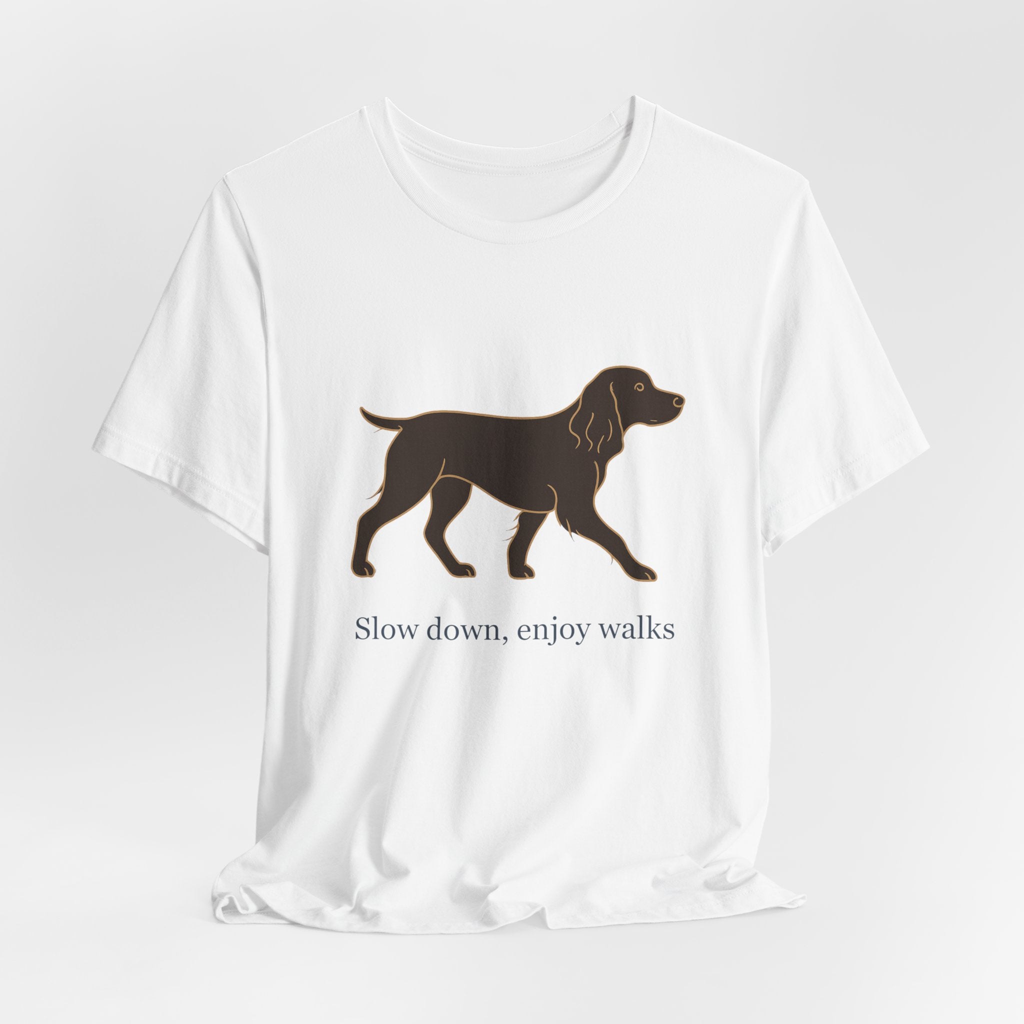 Boykin Spaniel Slow Down Enjoy Walks Tee