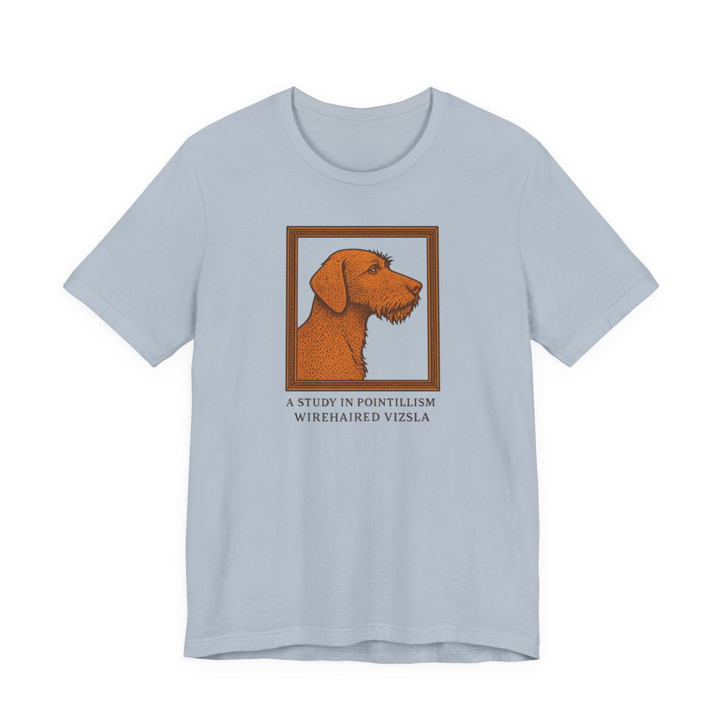 Wirehaired Vizsla A Study in Pointillism Tee