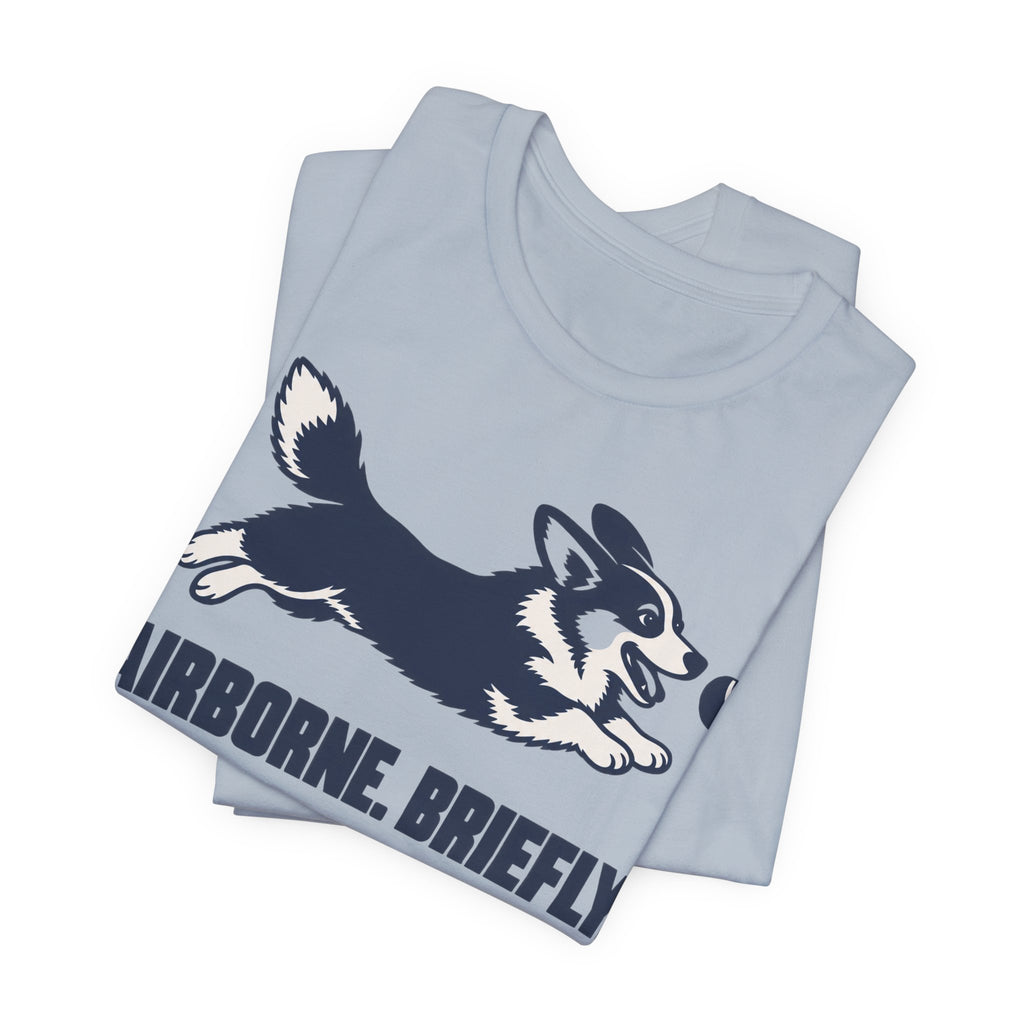 Airborne Briefly Corgi T-Shirt